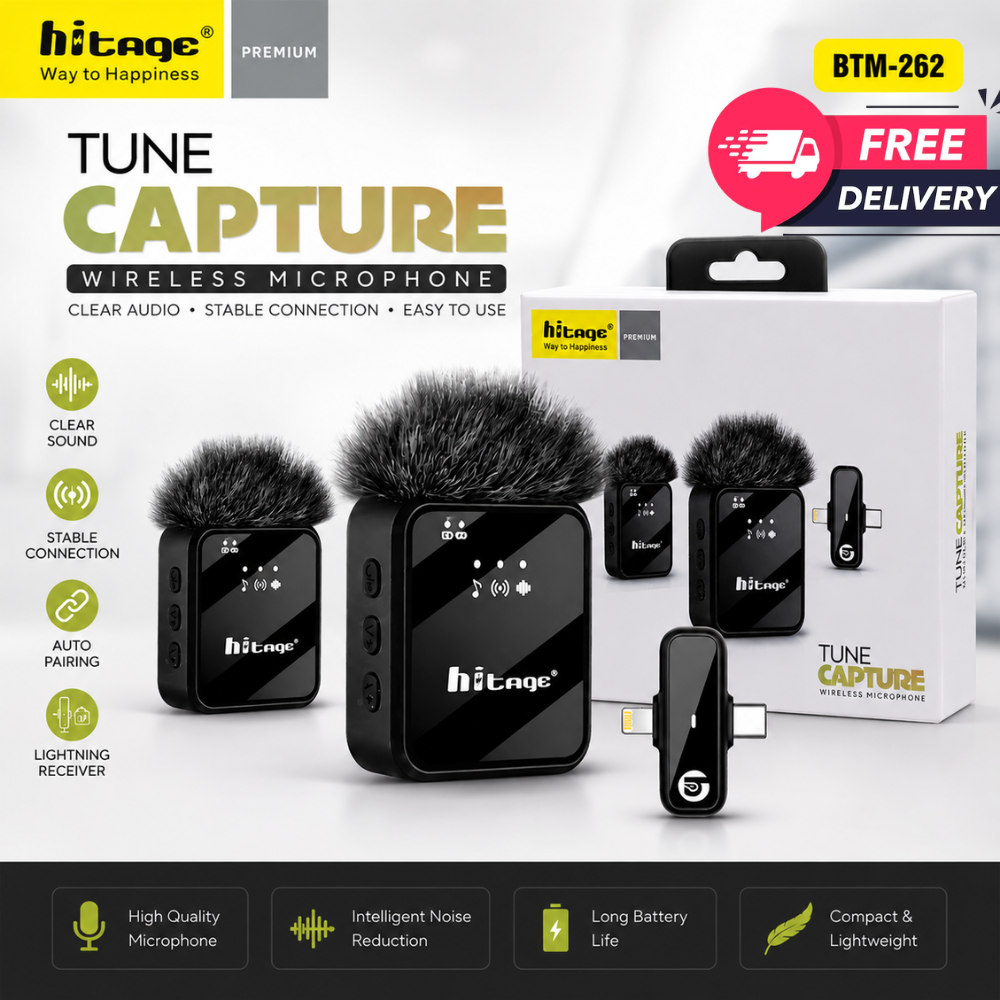 Hitage BTM-262 Tune Capture Wireless Microphone